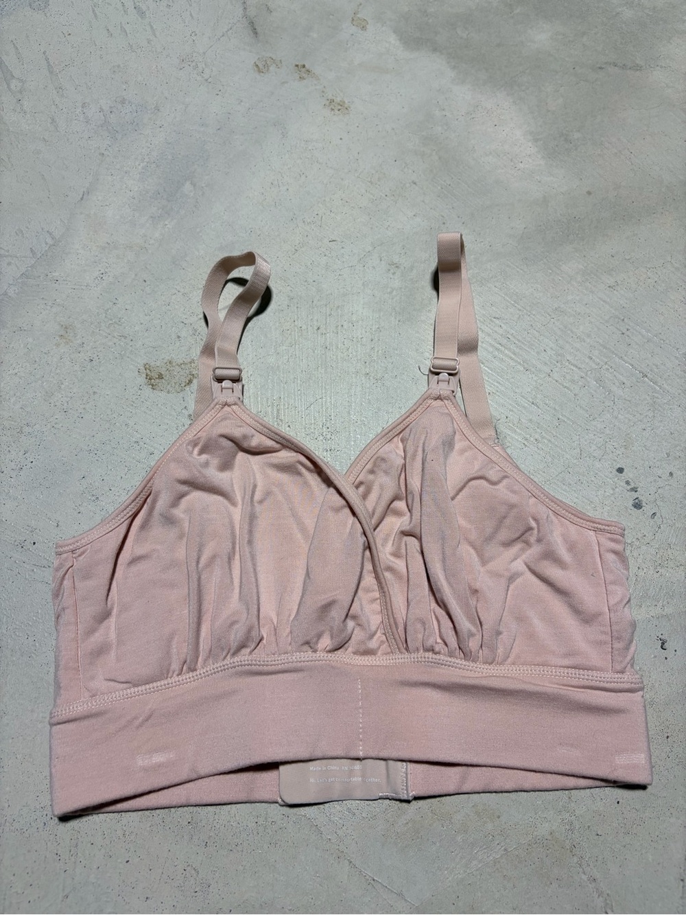 Storq Soft Light Pink Wireless Nursing Bra 2